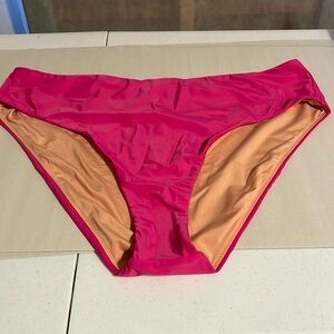J.Crew NWT bright pink bikini bottom,sz.2X